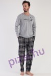 Extra méretű hosszúnadrágos férfi pizsama