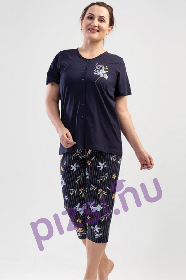 Vienetta Női extra vékony halásznadrágos pizsama 1XL