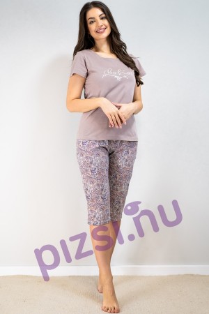 Extra méretű halásznadrágos női pizsama