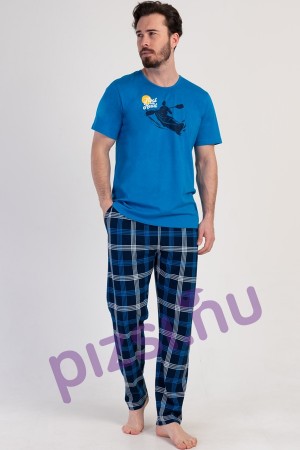 Extra méretű hosszúnadrágos férfi pizsama