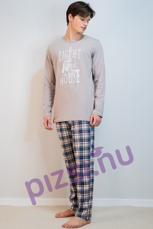 Muzzy Férfi Extra hosszúnadrágos pizsama 3XL