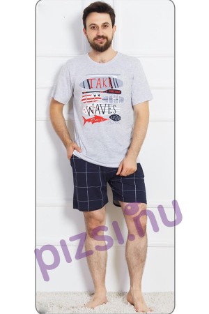 Gazzaz Férfi Extra rövidnadrágos pizsama 2XL