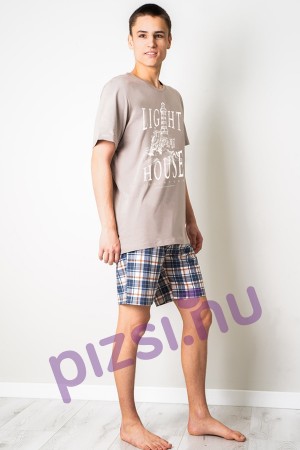 Muzzy Férfi Extra méretű  rövidnadrágos pizsama 4XL