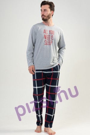 Gazzaz Férfi hosszúnadrágos pizsama XL