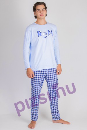 Muzzy Férfi hosszúnadrágos pizsama L