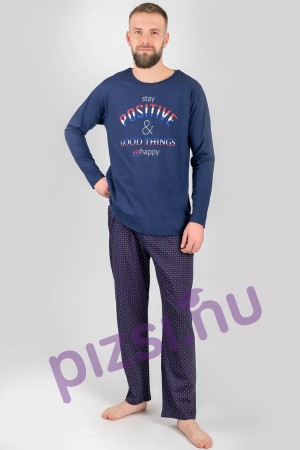 Muzzy Férfi hosszúnadrágos pizsama M
