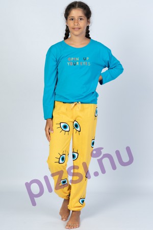 Vienetta Gyerek lány hosszúnadrágos pizsama 5-6 éves