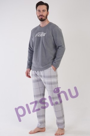 Polár Férfi hosszúnadrágos pizsama M