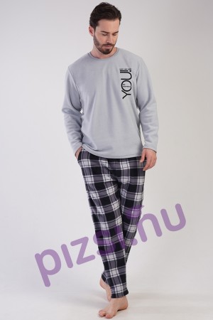 Polár Férfi hosszúnadrágos pizsama XL