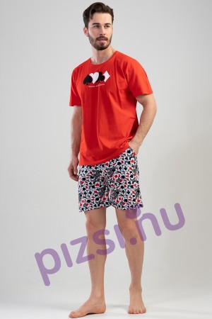 Rövidnadrágos férfi pizsama